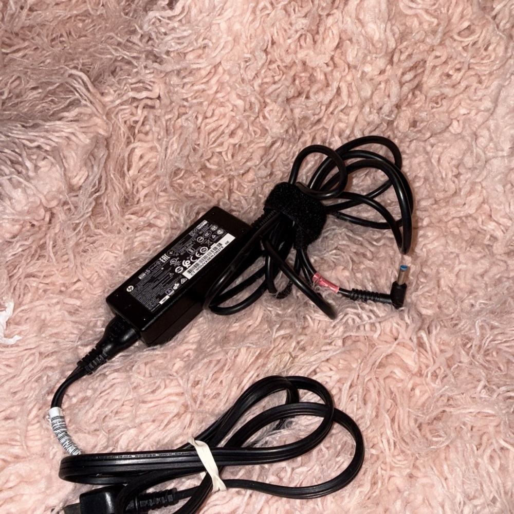 Black Power Adapter with Cable